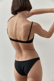 Bardot Balcony Top | Black