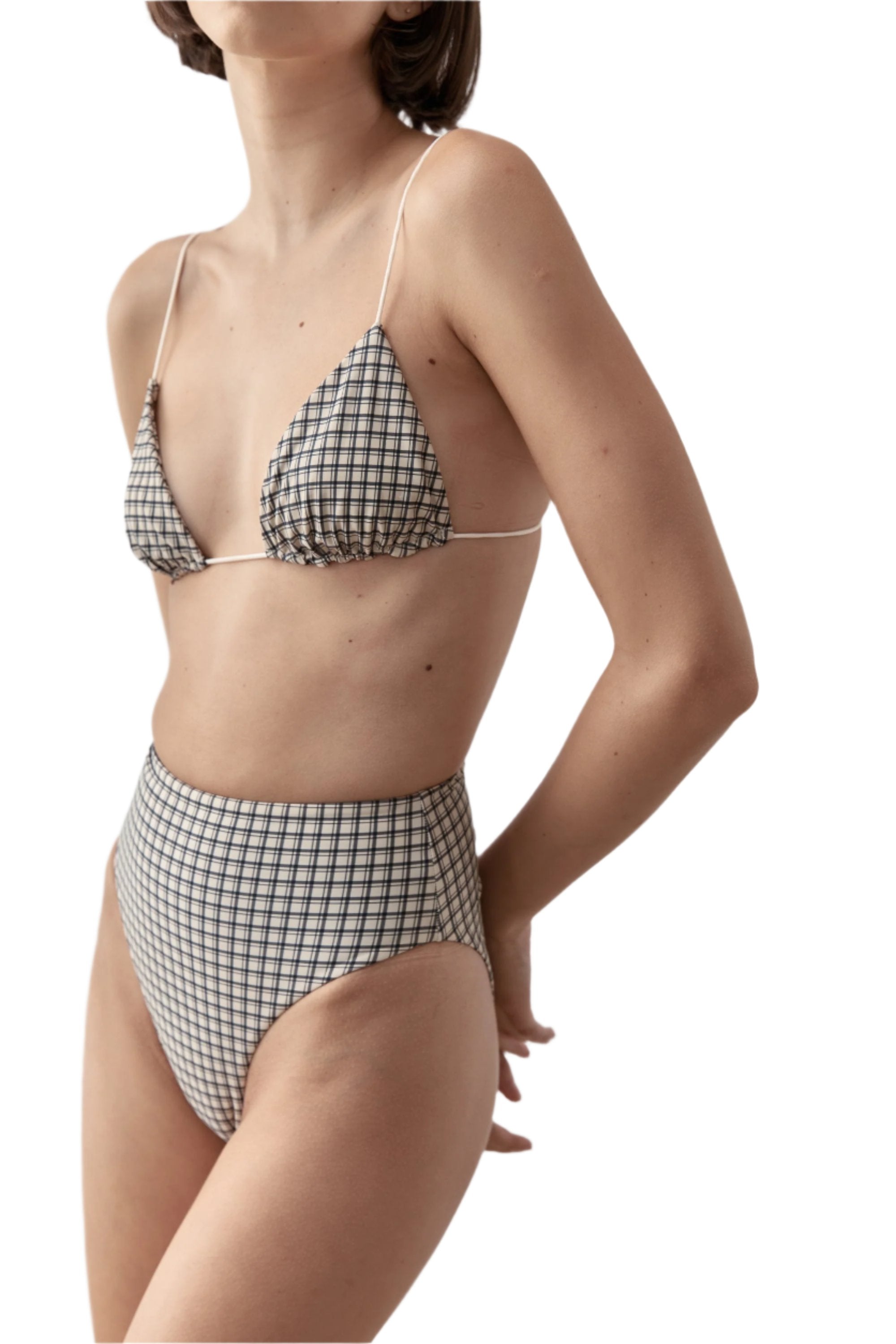 High Waisted Bottom | Bijou Check