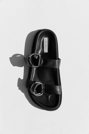 Ring Detail Slide - Black