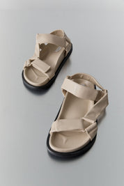 Padded Sportsu Sandal - Ecru
