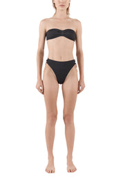 Goulue Tie Detail Bottom | Pinstripe