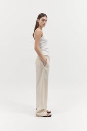 Tailored Wool Trousers Fog