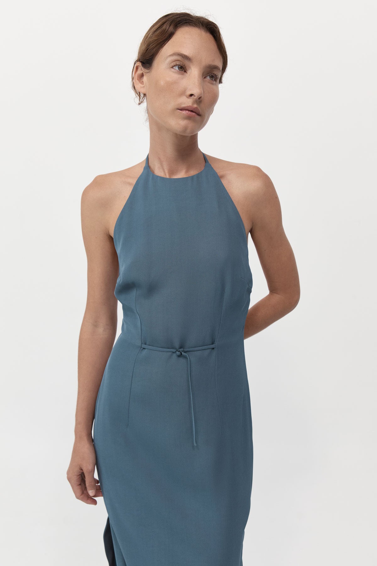 90s Halter Dress - Slate
