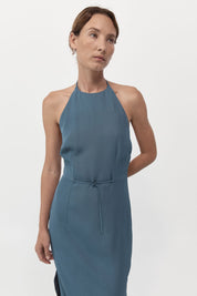 90s Halter Dress - Slate