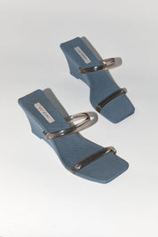 Transparent Wedge - Slate