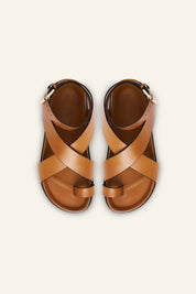 The Jalen Sandal Deep Tan