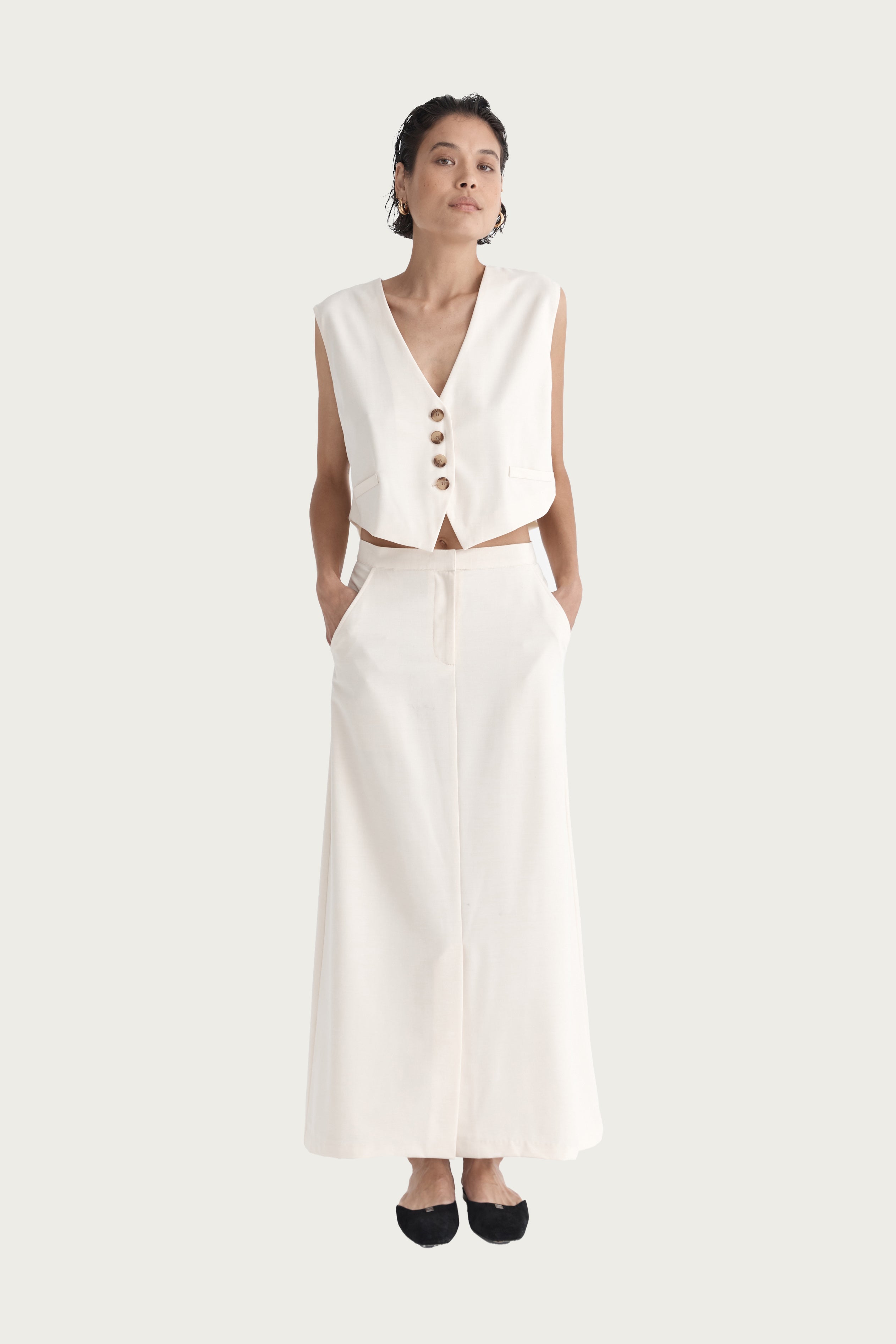 Clemence Skirt | Ivory