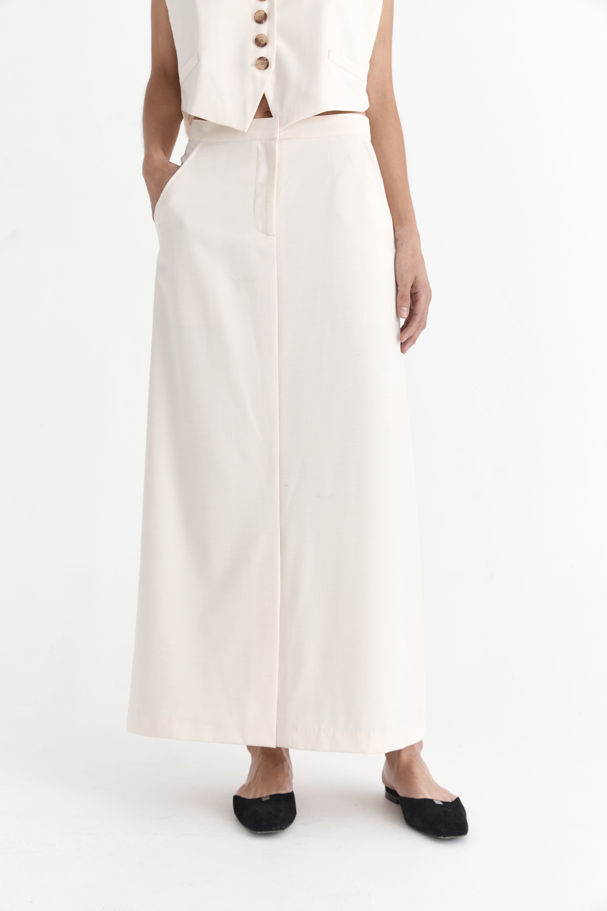 Manon Waistcoat | Ivory