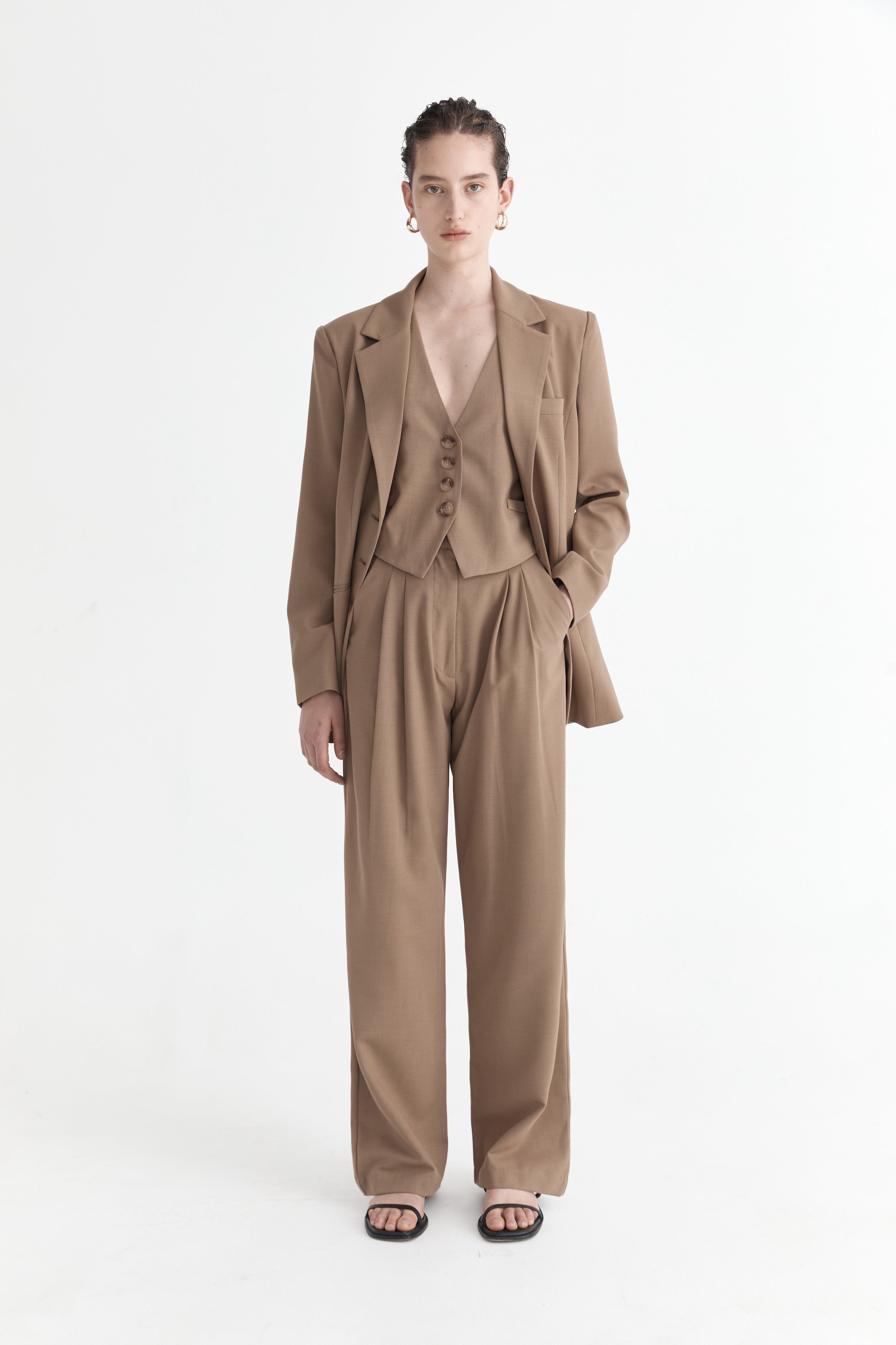 Manon Waistcoat | Creme