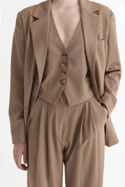 Manon Waistcoat | Creme