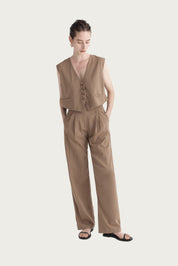 Manon Waistcoat | Creme