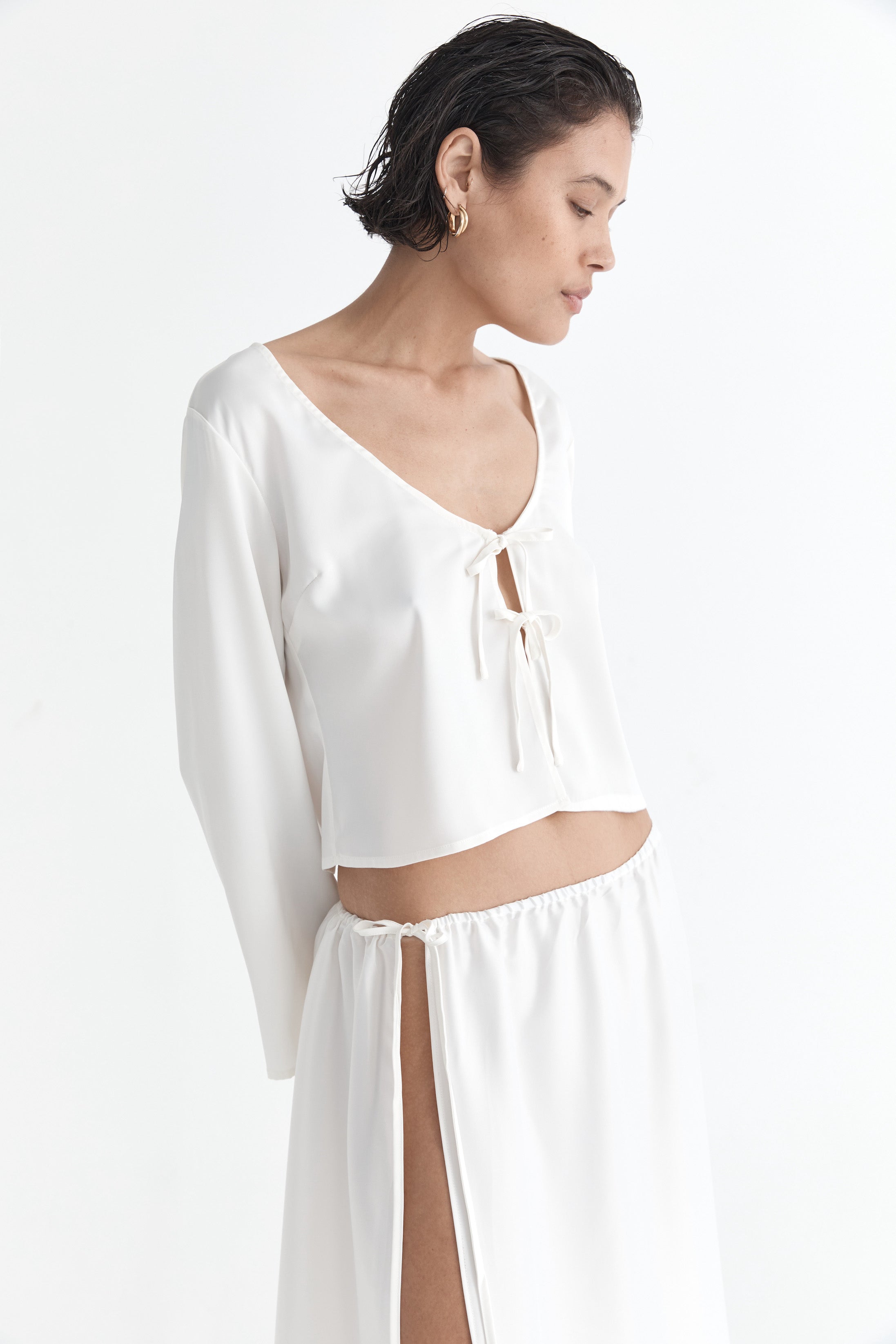 The Celeste Blouse | Ivory