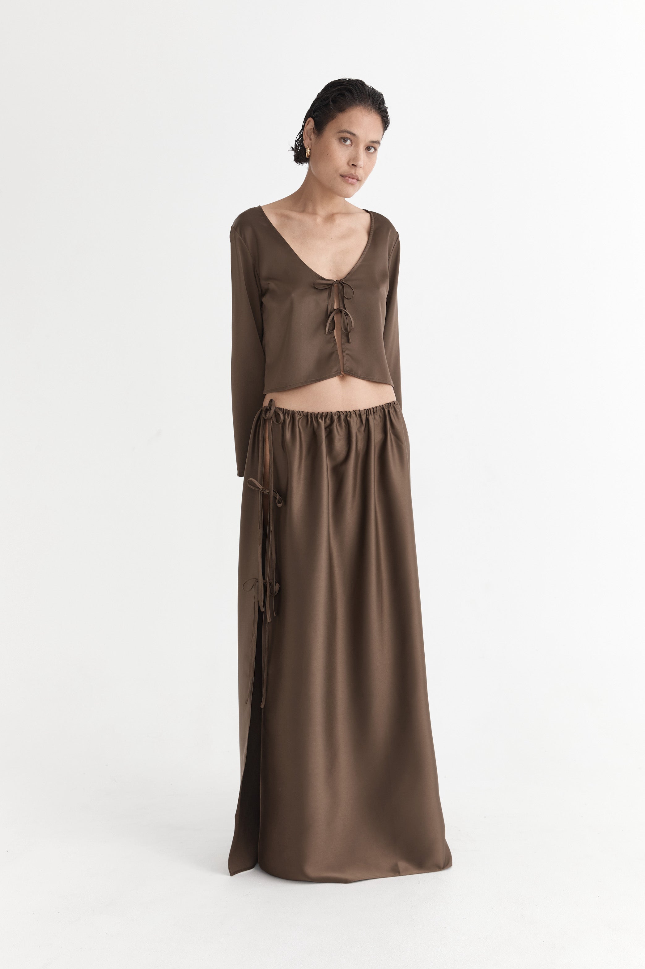 The Celeste Blouse | Tobacco