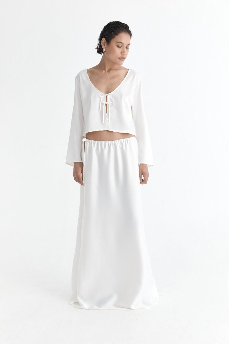 The Deni Skirt | Ivory