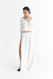 The Deni Skirt | Ivory