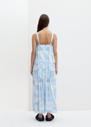Delilah Dress | Cirrus Print Icy Blue