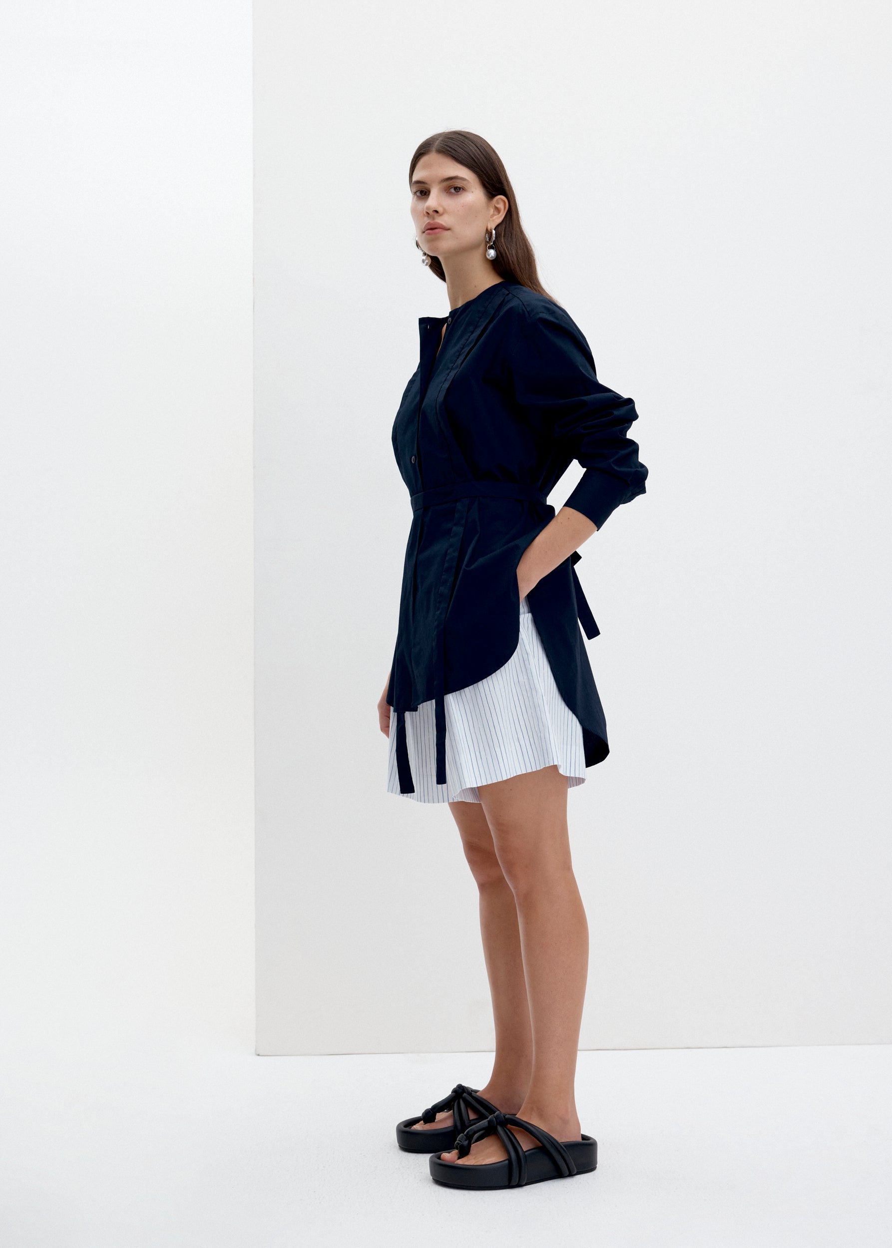 Bella Shirt | Navy