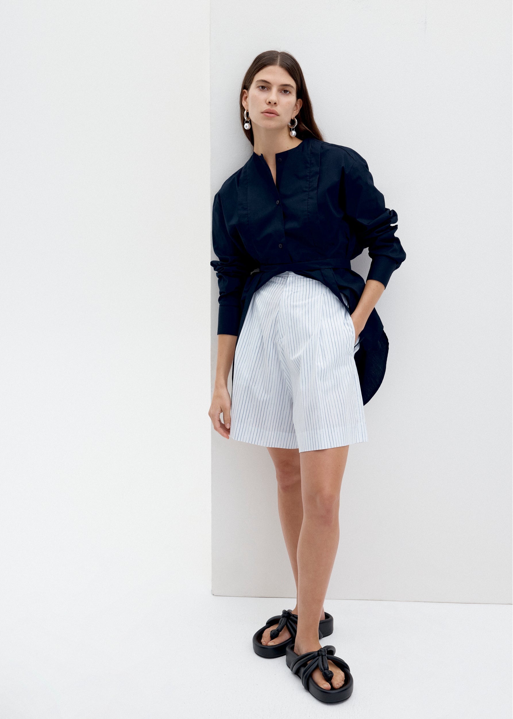 Bella Shirt | Navy
