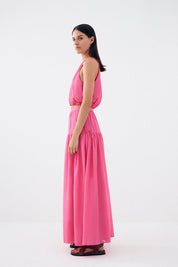 Lilibet Skirt - Basque Skirt Hot Pink