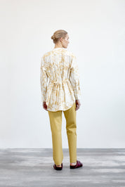Becca Shirt | Cellular Print Gold