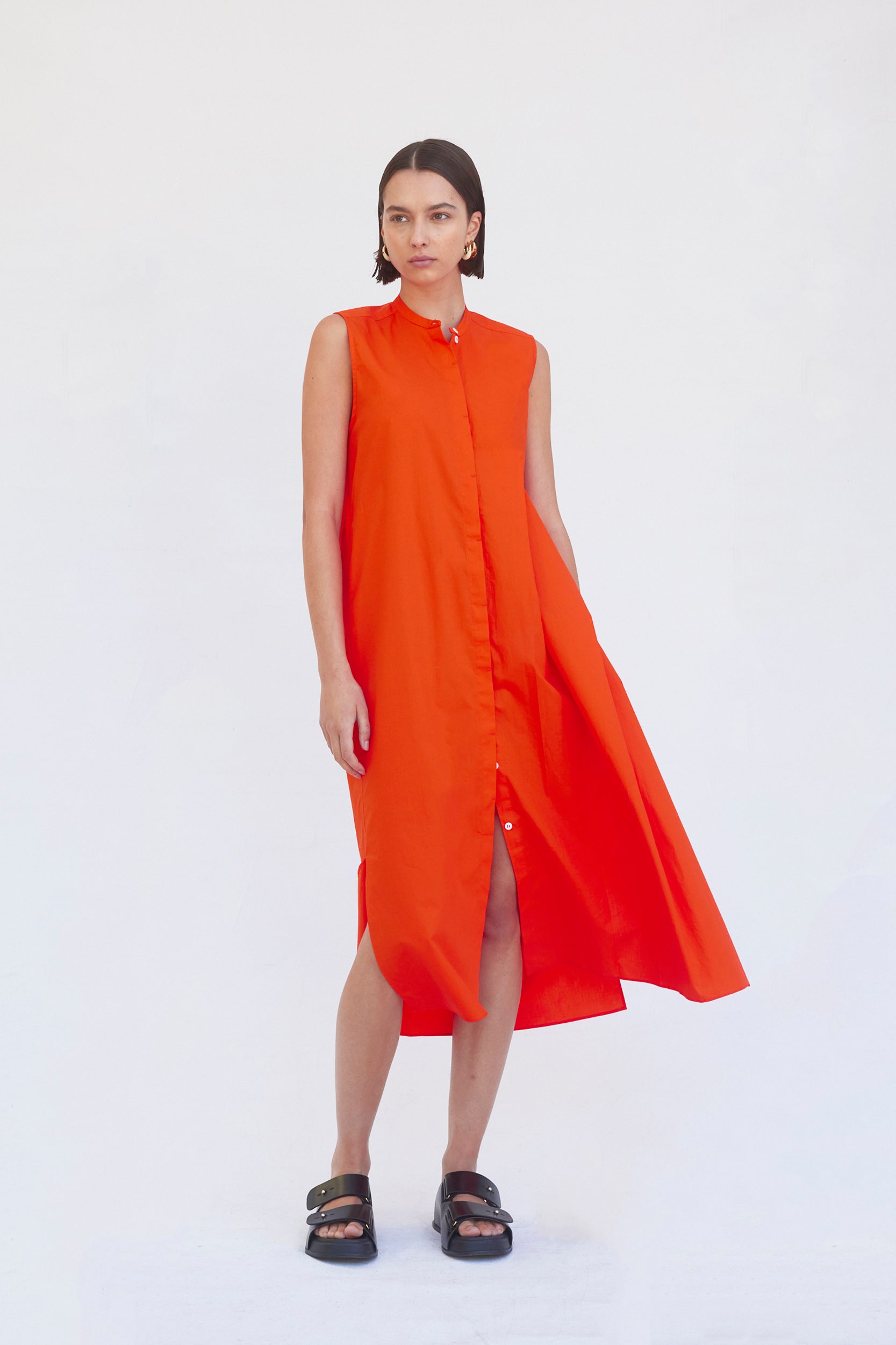 Paloma Dress | Coral