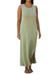 Brie Long Dress - Aloe