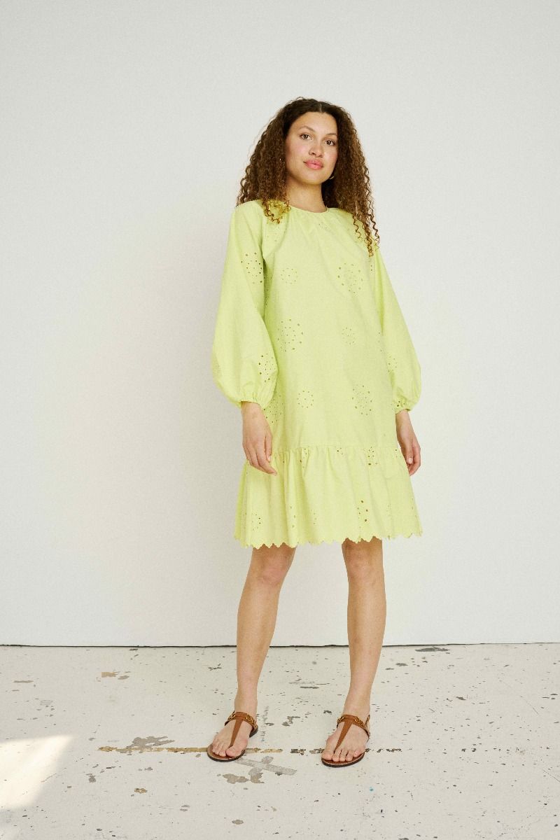 Jewel LS Dress 506 Shadow Lime