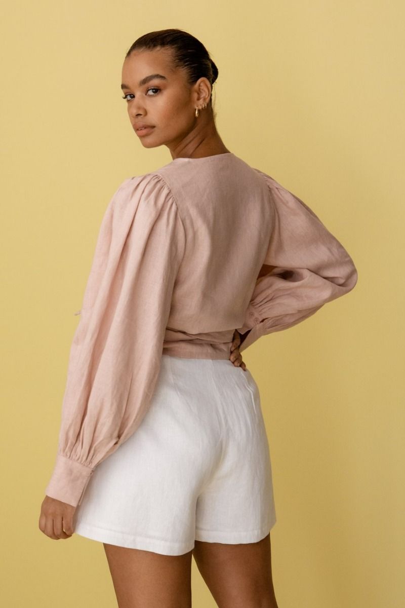 HENSLEY TOP - SILVER PINK