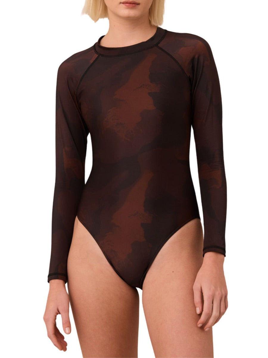 Surf Suit Metamorphic Print