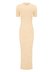 MELINA DRESS - WHEAT