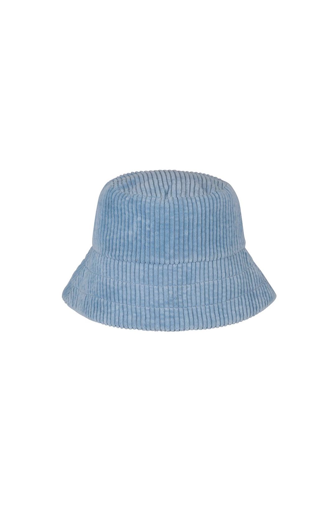 Cord Towelling Bucket Hat - Pacific Blue