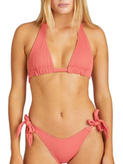 Rio Red Ribbed Halter Triangle Rio Red