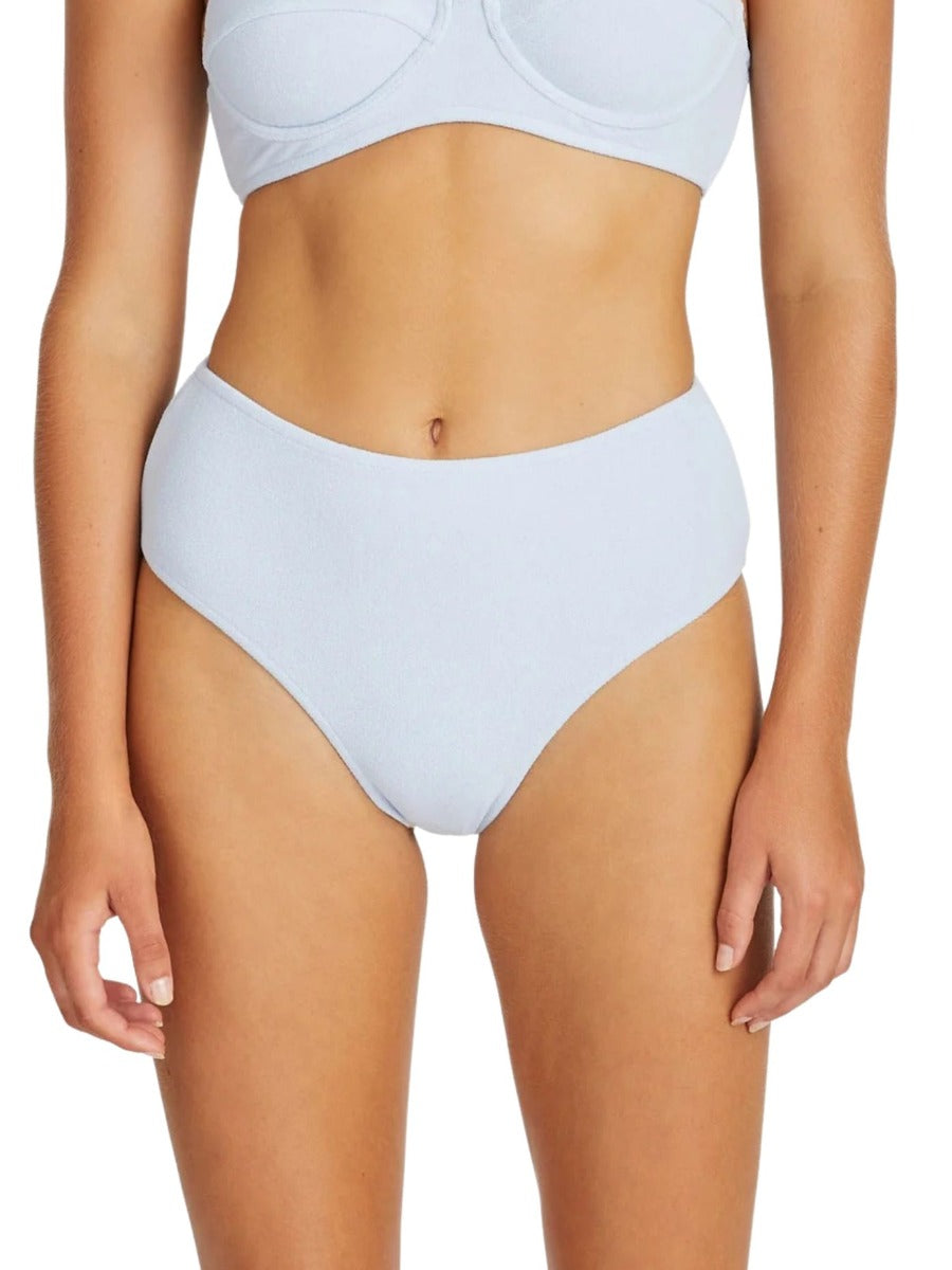 Cool Blue Towelling Waisted Brief Cool Blue