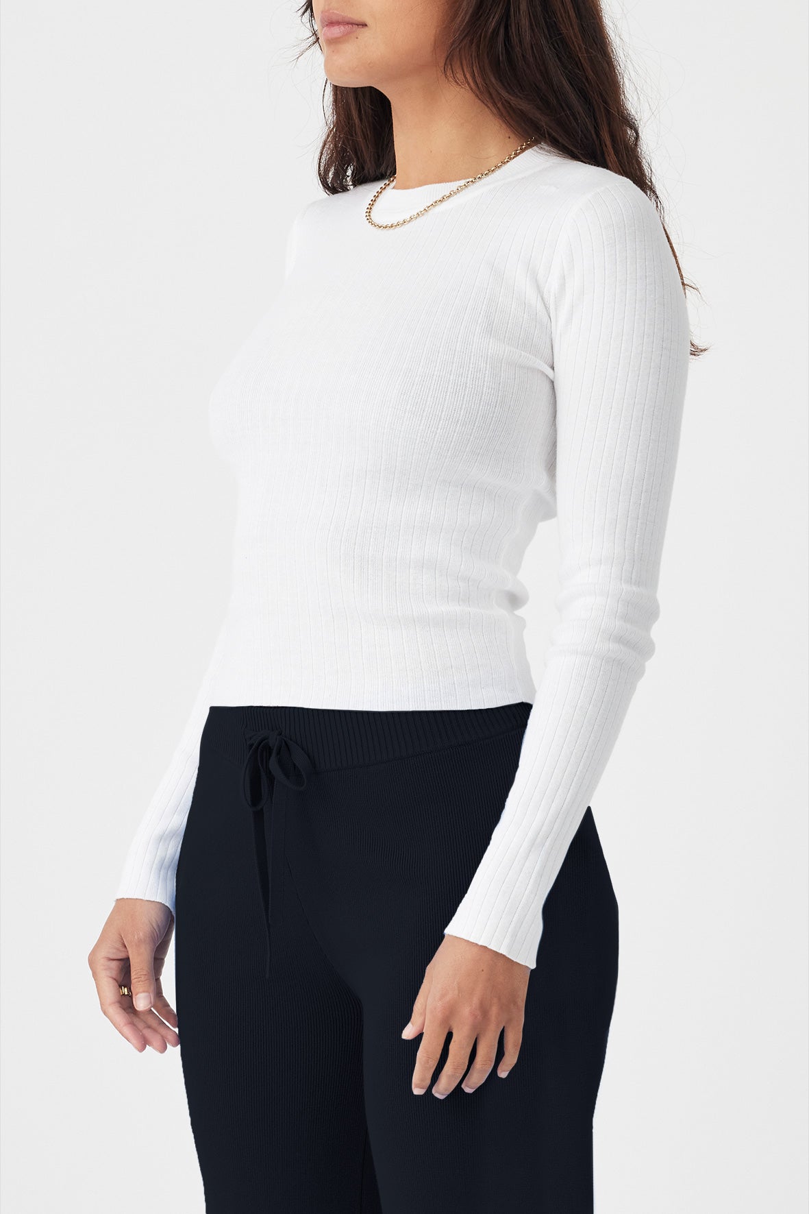 Romi Long Sleeve Top - Cloud