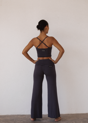 Flow Crop - Slate - Viscose/Spandex