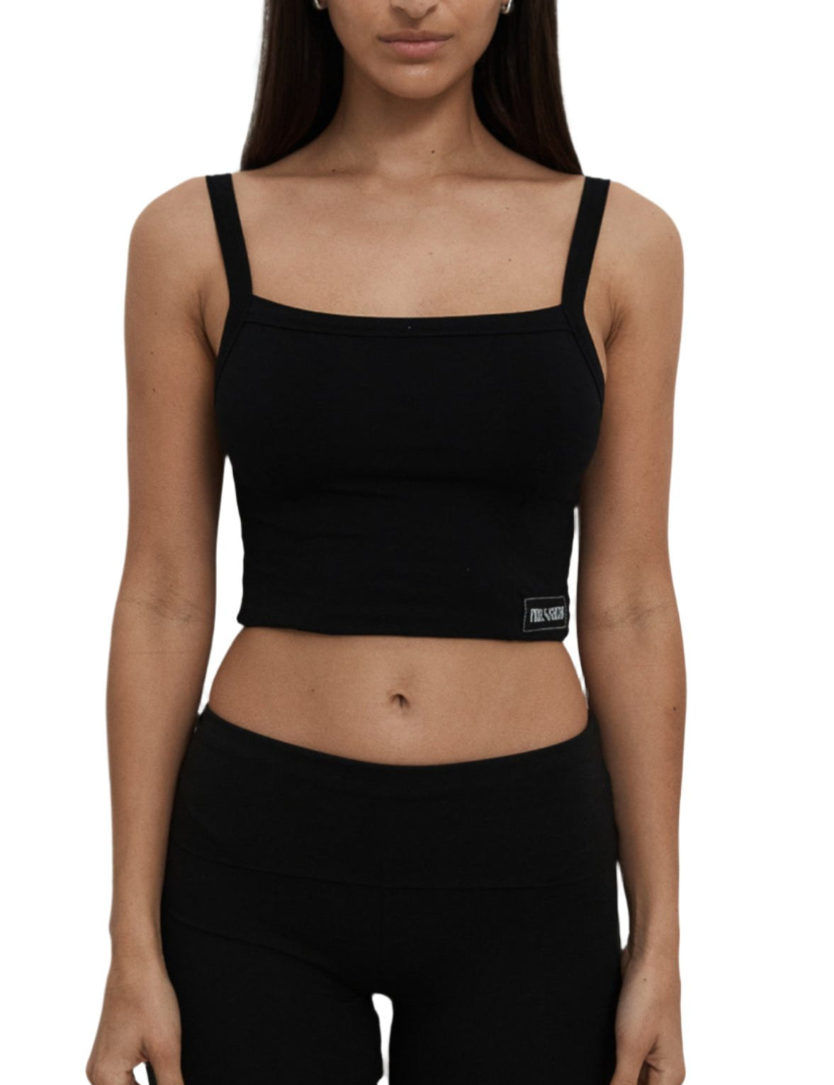 Yoga Tops - Joy Crop - Black