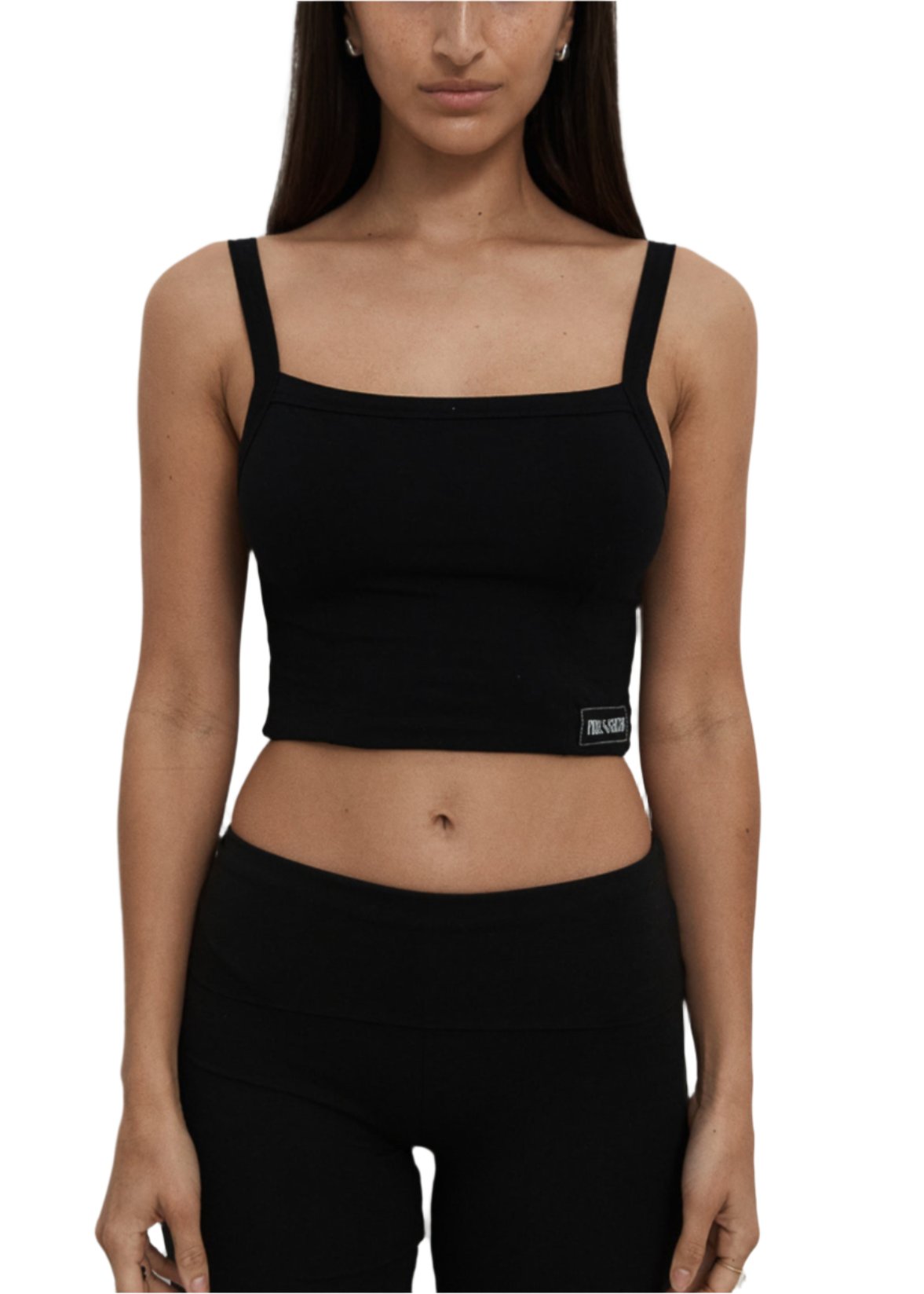 Yoga Tops - Joy Crop - Black