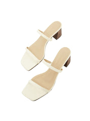 May Sandal Croco - off white