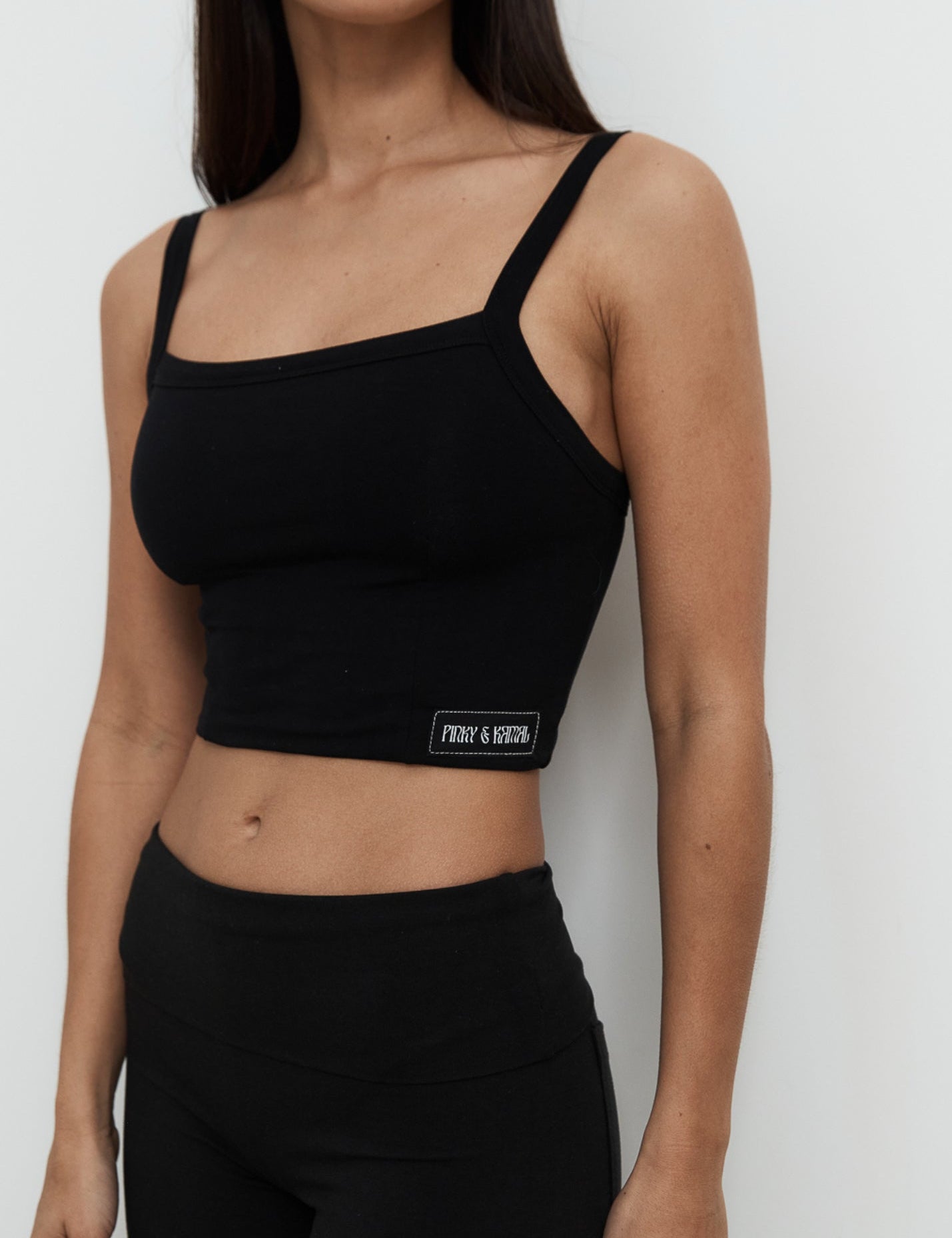 Yoga Tops - Joy Crop - Black