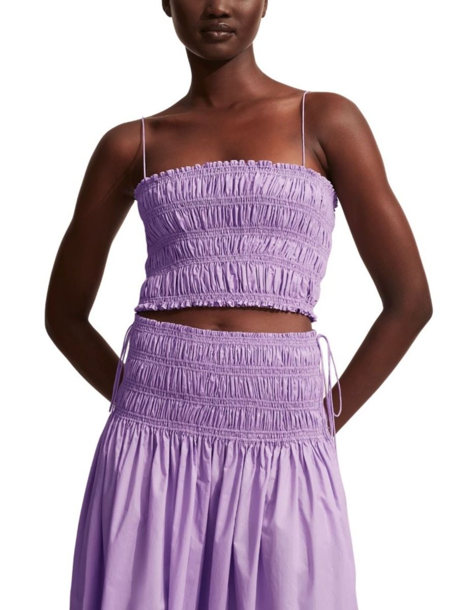 Shirred Bodice Camisole Violet