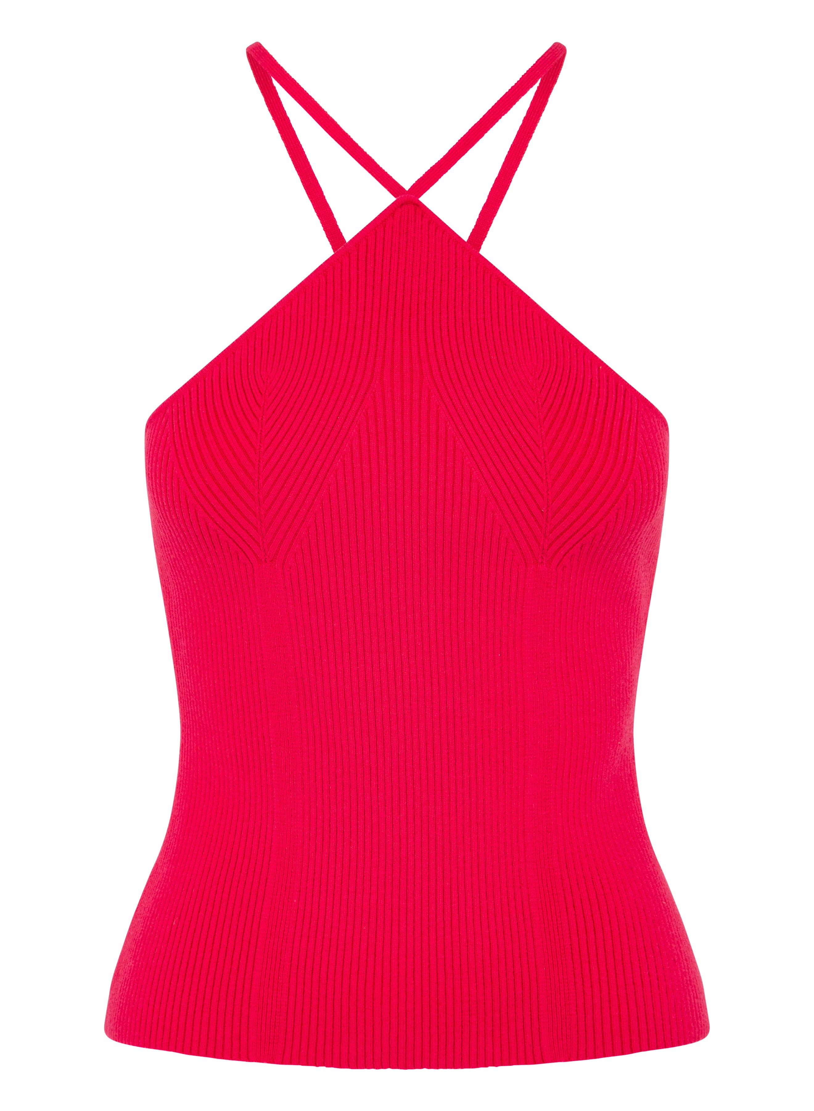 SOLANGE TOP - FUCHSIA