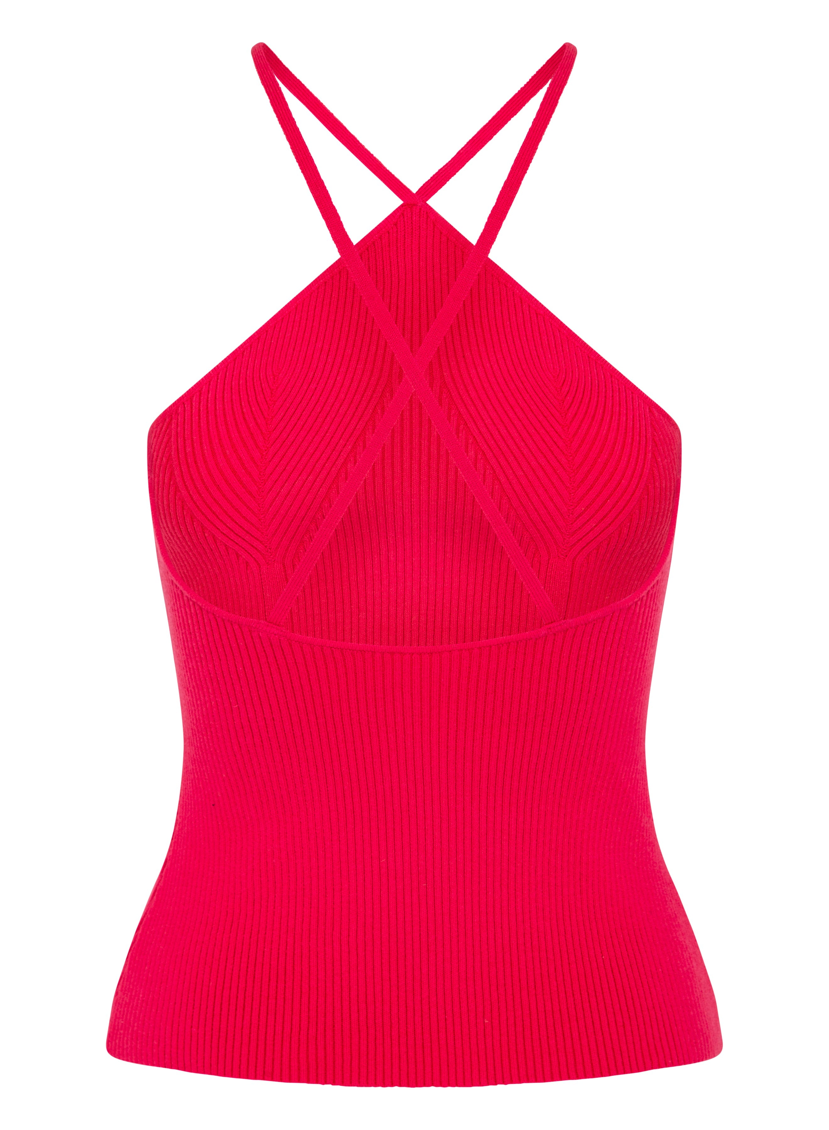 SOLANGE TOP - FUCHSIA