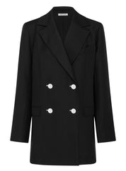 Alessandra Blazer (Black W/ Contrast)