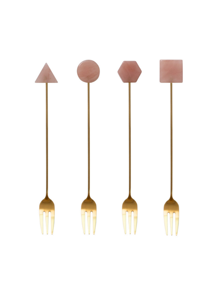 Lina Forks - Pack of 4 Pink L