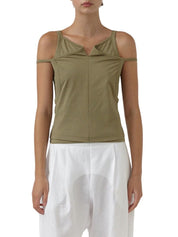 Mirror Layered Tank - Sage