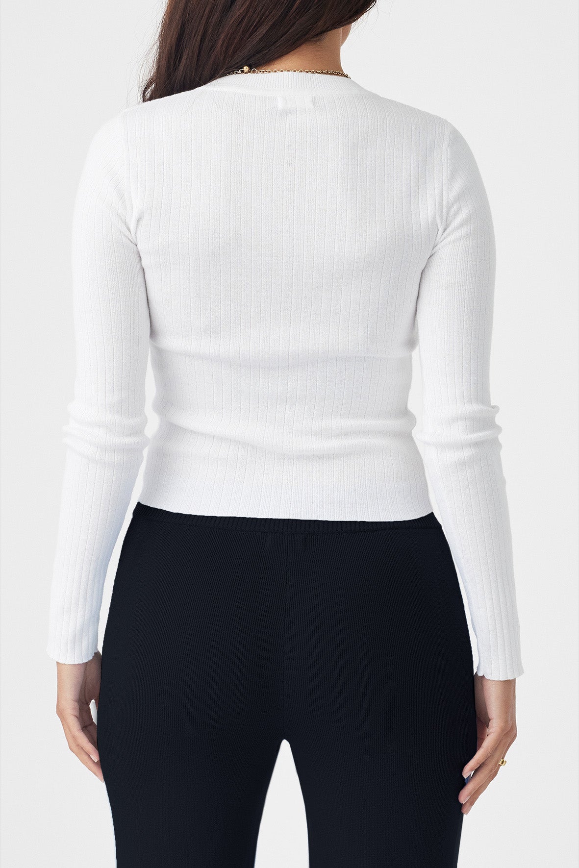 Romi Long Sleeve Top - Cloud