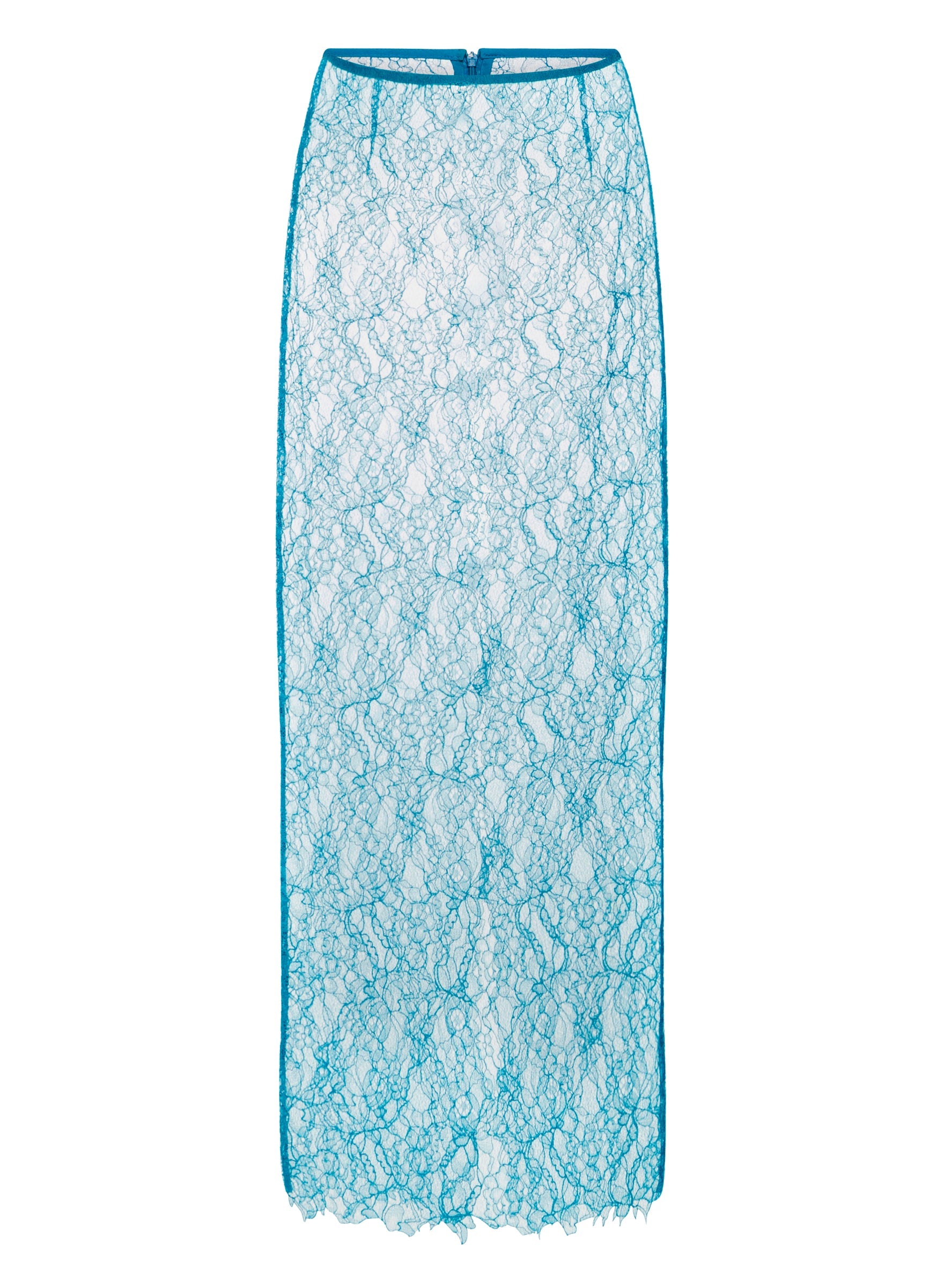 CARMELA SKIRT - TEAL LACE