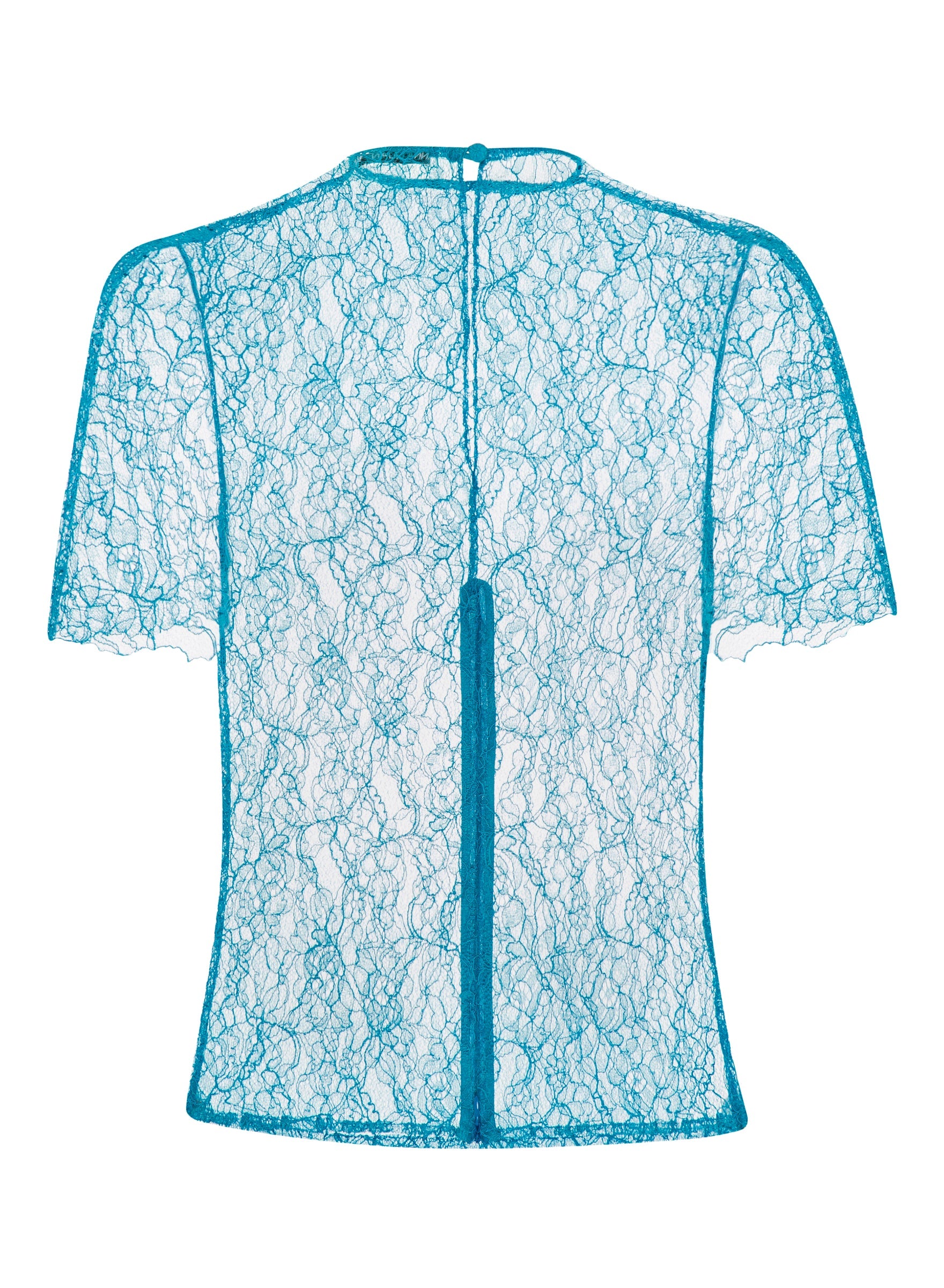 COCO TOP - TEAL LACE