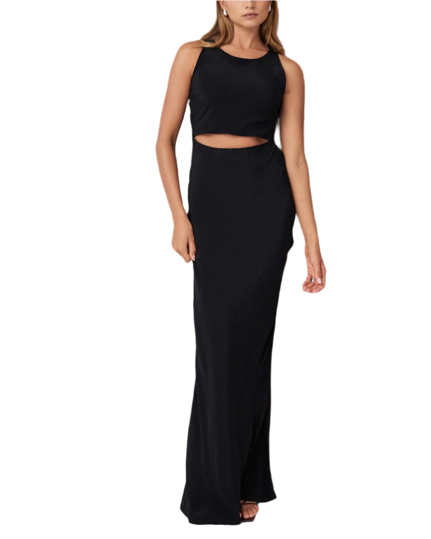 Bias Maxi Dress Black