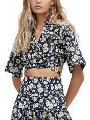 Philippa Shirt Midnight Daisy